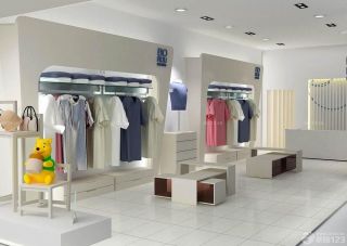 最新简约私营10平米服装店装修设计图片欣赏