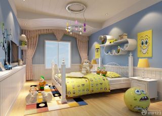 2023经典美式风格卧室儿童家具装修效果图