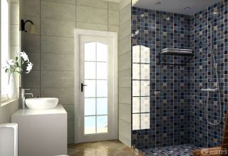 浴室马赛克背景墙装修效果图大全2023图片