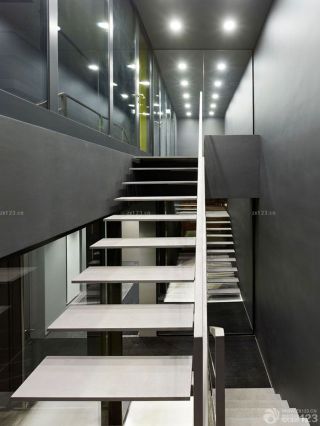 2023创意办公室装修方案楼梯设计效果图片