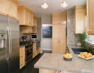 2023厨房铝合金组合柜颜色搭配装饰效果图大全