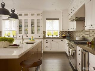 2023厨房铝合金组合柜橱柜颜色装修设计图片赏析