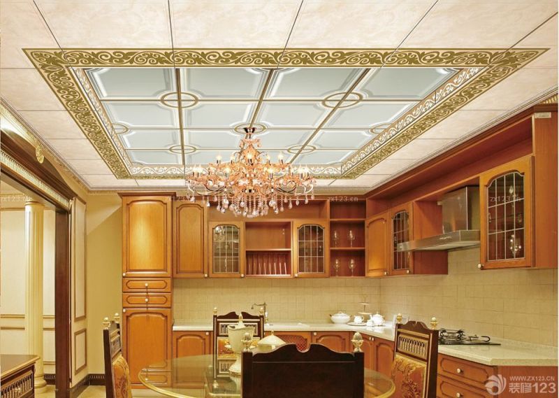 奢华容声集成吊顶灯饰设计效果图欣赏2025