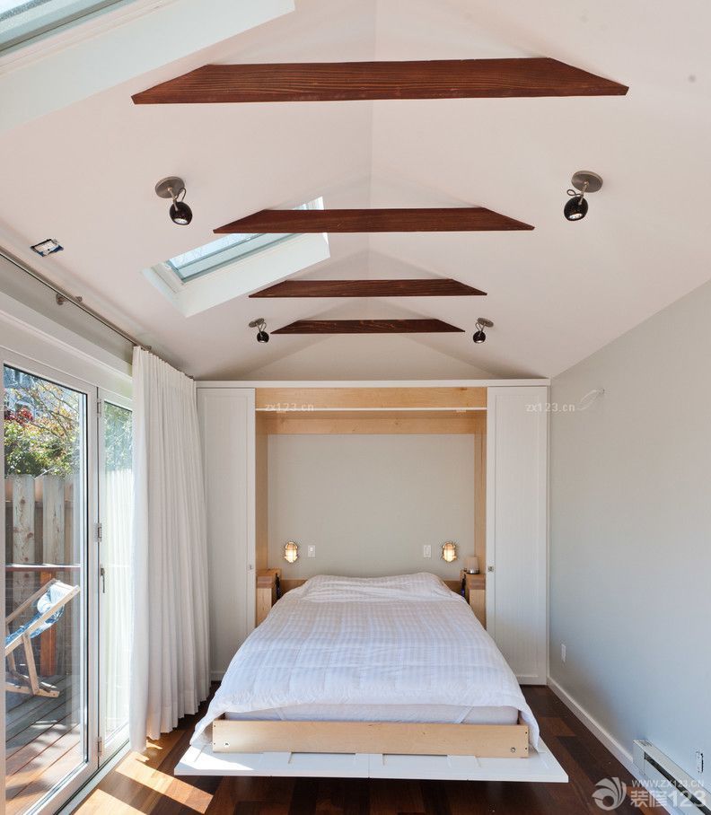 主卧室单人折叠床装修图片大全