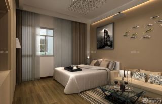 2023现代风格小户型客厅卧室一体设计案例