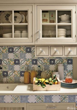 家装厨房瓷砖贴图设计案例