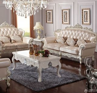 精致小户型欧式沙发真皮沙发装修效果图欣赏