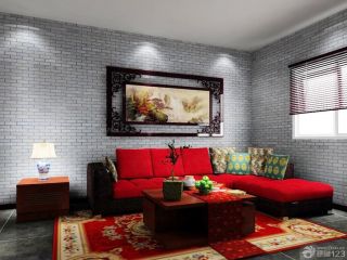 经典新古典风格小户型家装客厅沙发设计图片
