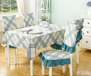 家庭小餐厅纯棉椅套设计效果图欣赏