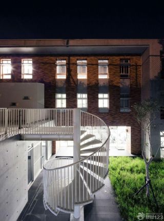 最新现代简约室外楼梯装修设计效果图欣赏