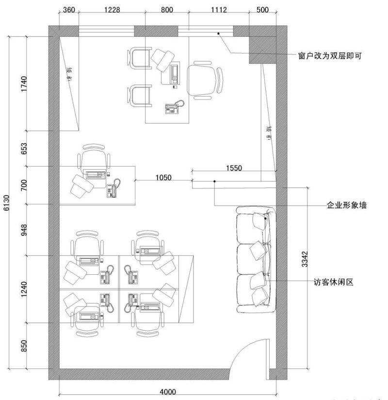 2023最新小办公室布局图欣赏