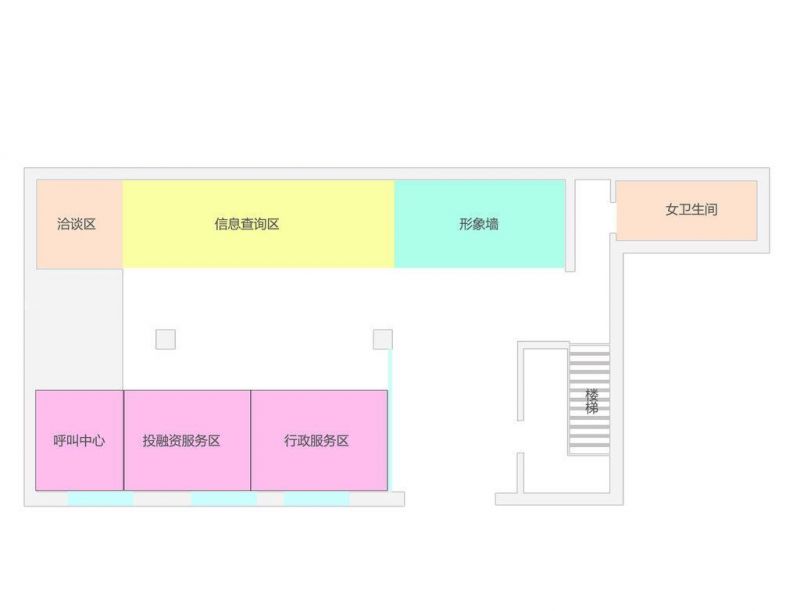 简易办公室布局图欣赏