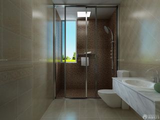 卫生间移门浴室隔断设计效果图
