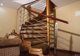 创意现代风格阁楼旋转楼梯设计效果图欣赏