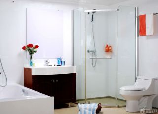 现代风格整体浴室柜装修效果图片