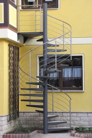 2023最新现代简约家装螺旋楼梯装修案例
