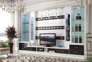 别墅客厅组合电视柜装修效果图欣赏