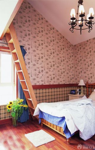 超小卧室家装壁纸设计效果图