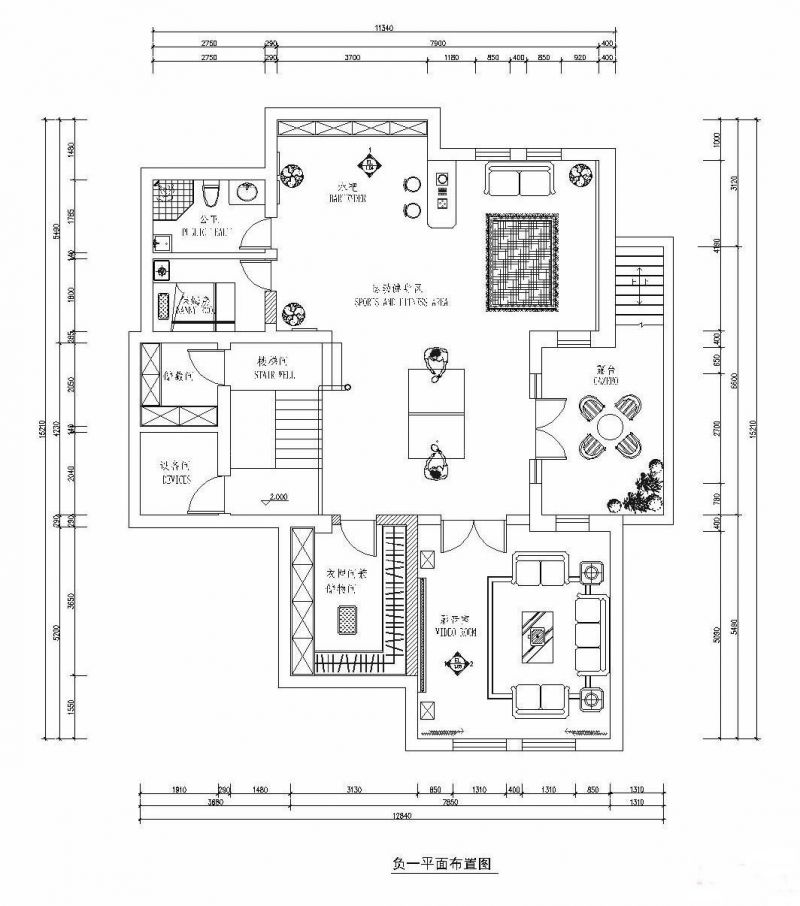 2023经典欧式风格别墅户型图 