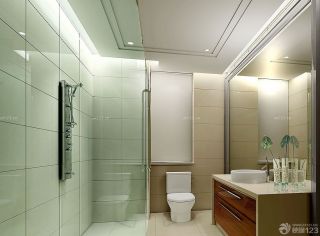 2023现代家装浴室玻璃门设计图片
