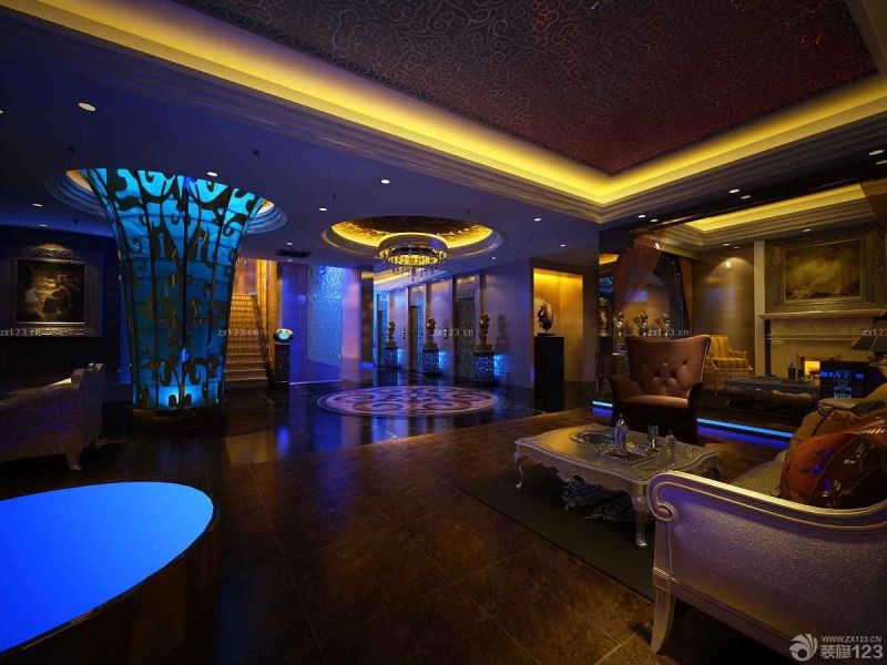 2025最新大型ktv大厅设计实景图
