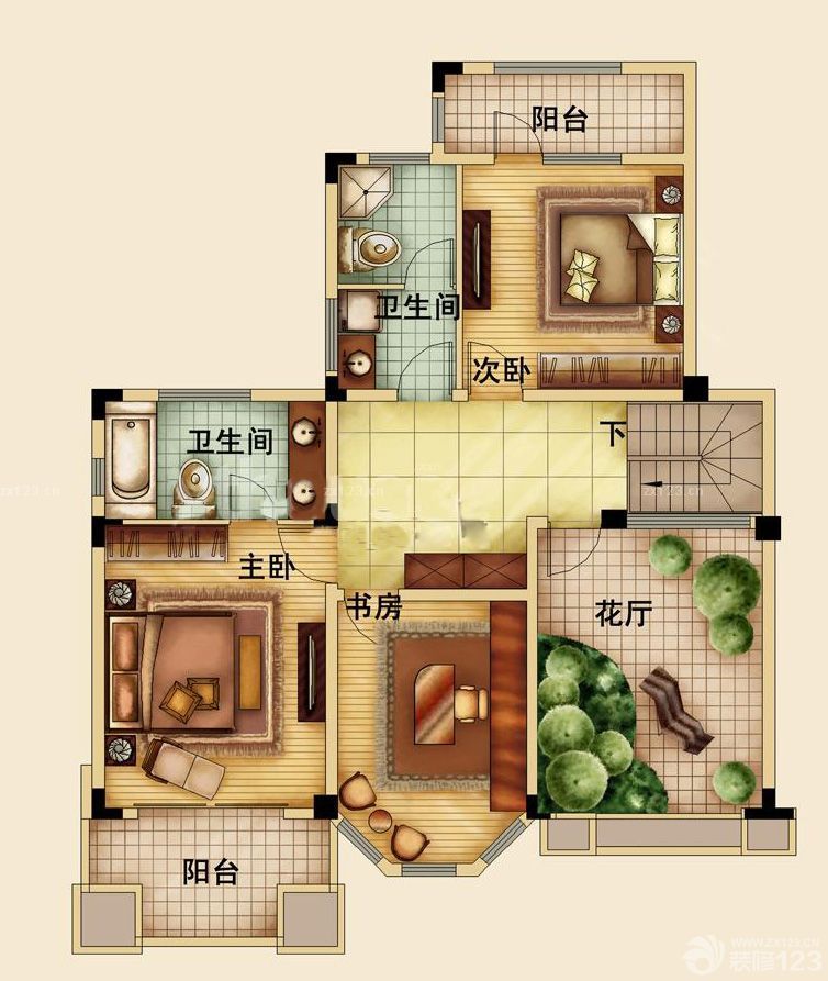 2023欧式风格农村小户型图大全