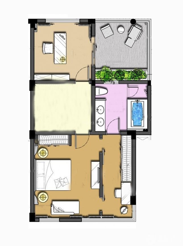 2023最新现代风格农村小户型设计图大全