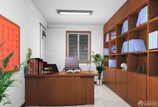 2023新中式风格办公室窗帘装修案例