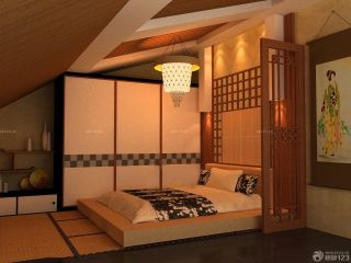 2023最新日式风格日本超小户型卧室床装修效果图