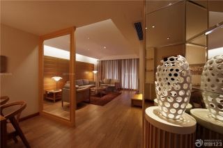 日式风格日本超小户型客厅玻璃茶几装修效果图欣赏