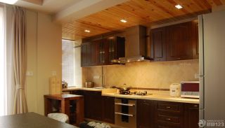 最新现代家装厨房整体橱柜装修效果图片