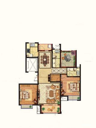 2023 最新三居室户型图设计