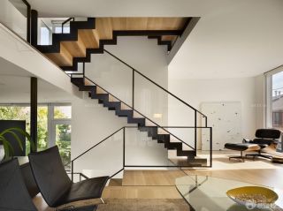 简约风格别墅楼梯设计效果图欣赏