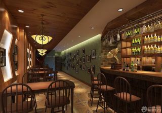 2023最新美式乡村酒吧装修风格实景图