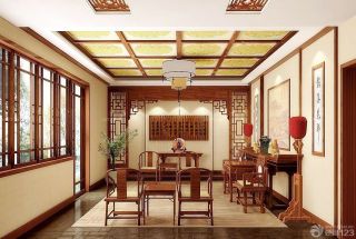 中国古典家具家装客厅装修效果图片欣赏
