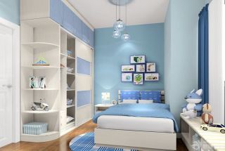 现代简约风格小户型儿童房间布置图片大全