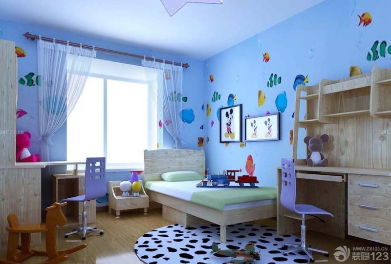 2023最新现代风格10平米儿童房装修效果图
