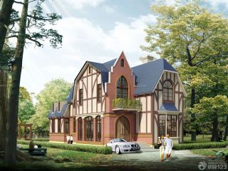2023欧式别墅外观设计效果图片