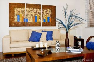2023中式家庭室内客厅置物凳装修图片