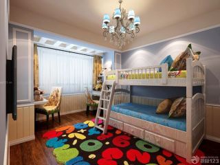 美式儿童房地毯装饰图片