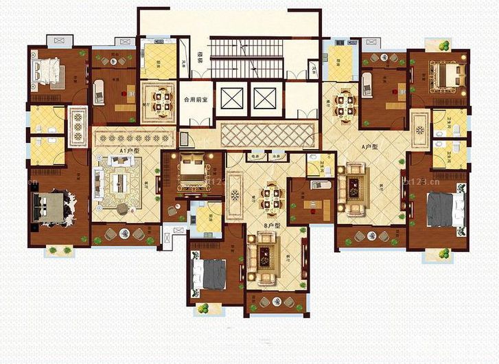 2023北方农村豪华别墅户型图