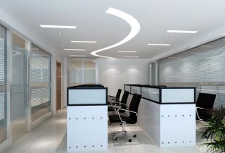 2023现代办公室灯具装修方案效果图