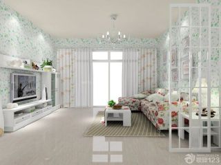 2023田园家庭室内客厅沙发套实景图