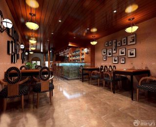 最新古典酒吧吧台高凳设计效果图片大全