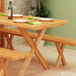 最新简约家居实木折叠餐桌设计效果图欣赏