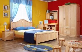 儿童房家具实木家具设计效果图