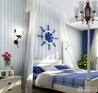 地中海风格儿童房卧室设计图片