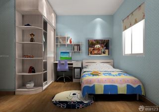 48平米现代直通小户型儿童房装修设计图片