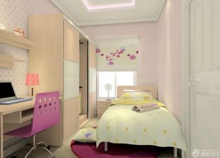 48平米现代简约风格直通小户型儿童房间装修效果图欣赏