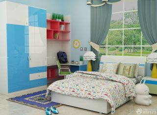 最新现代风格10平米儿童房衣柜设计效果图大全
